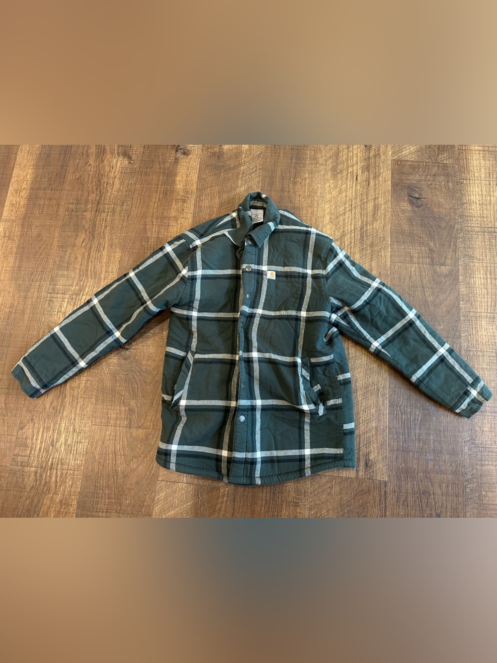 Carhartt kids plaid jacket